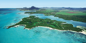 Ile Aux Cerfs - Golf Club Aerial 2