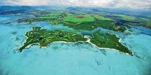 Ile Aux Cerfs - Golf Club Aerial