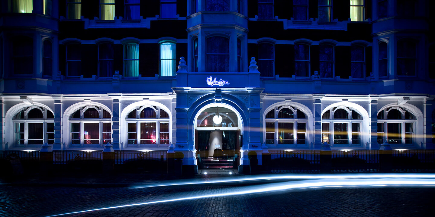 Malmaison London - Hotel Front Night