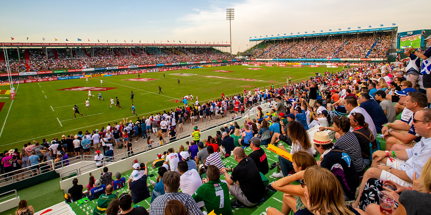 Dubai Rugby 7's The Sevens Stadium Rugby Travel Booking King Of